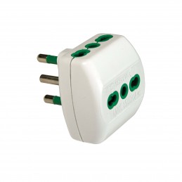 ADATTATORE SPINA 2P+T 16A 3...